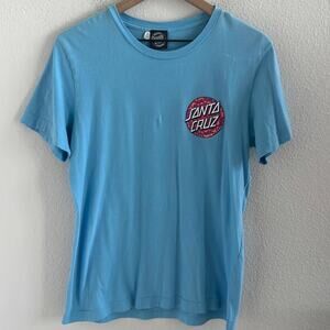 Santa Cruz Skateboards Graphic Tee Blue Medium